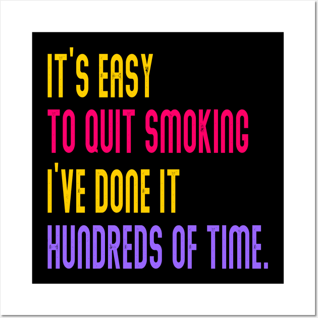 HOW TO QUIT SMOKING Wall Art by naraka